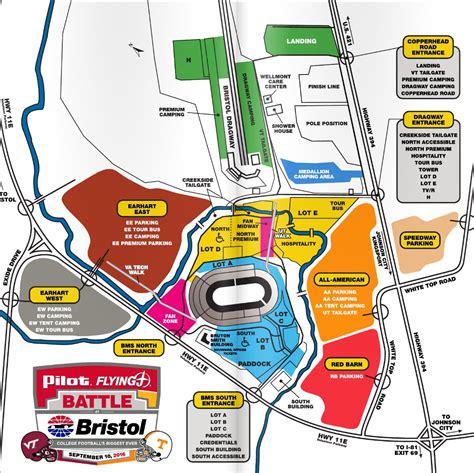 bristol motor speedway handicap parking|Parking: Bristol Motor Speedway 